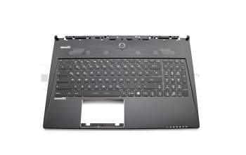 957-16H81E-C50 Original MSI Tastatur inkl. Topcase DE (deutsch) schwarz/schwarz mit Backlight Multicolor