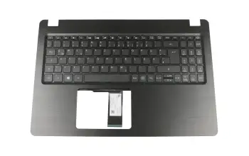 Tastatur inkl. Topcase DE (deutsch) schwarz/schwarz mit Backlight original f&uuml;r Acer Aspire 5 (A515-52G)
