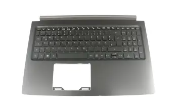 Tastatur inkl. Topcase DE (deutsch) schwarz/schwarz mit Backlight original f&uuml;r Acer Aspire 7 (A715-72G)