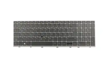 Tastatur DE (deutsch) schwarz mit Backlight und Mouse-Stick f&uuml;r HP Envy x360 15-ed0000