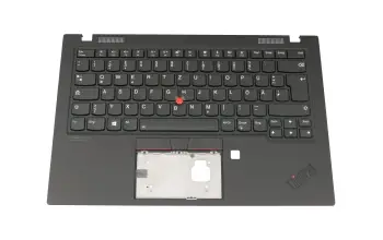Tastatur inkl. Topcase DE (deutsch) schwarz/schwarz mit Backlight und Mouse-Stick original f&uuml;r Lenovo ThinkPad X1 Carbon 7th Gen (20QD/20QE)