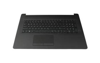 Tastatur inkl. Topcase DE (deutsch) schwarz/schwarz (DVD) (Optik: Grobmuster) für HP 17-ca2000