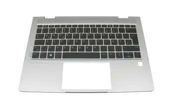 L40528-041 Original HP Tastatur inkl. Topcase DE (deutsch) schwarz/silber mit Backlight
