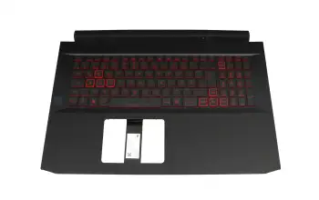 Tastatur inkl. Topcase DE (deutsch) schwarz/schwarz mit Backlight (GTX 1650) original f&uuml;r Acer Nitro 5 (AN517-52)