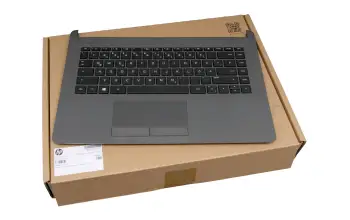 Tastatur inkl. Topcase DE (deutsch) schwarz/grau original f&uuml;r HP 240 G6