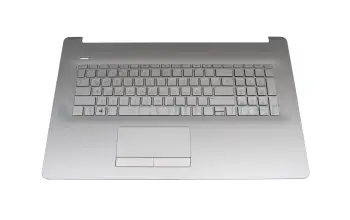 Tastatur inkl. Topcase DE (deutsch) silber/silber f&uuml;r HP 17-by2000