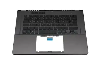 Tastatur inkl. Topcase DE (deutsch) schwarz/grau mit Backlight original f&uuml;r Asus ROG Zephyrus G15 GA503QM