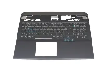 Tastatur inkl. Topcase DE (deutsch) schwarz/schwarz mit Backlight original f&uuml;r Acer Predator Helios 500 (PH517-52)