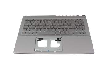 Tastatur inkl. Topcase CH (schweiz) grau/grau mit Backlight original für Acer Aspire 5 (A515-57G)