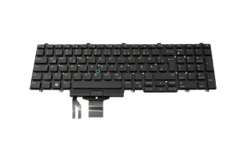 1MDFN Original Dell Tastatur DE (deutsch) schwarz mit Mouse-Stick