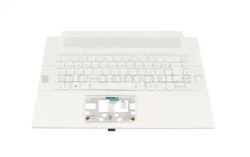 Tastatur inkl. Topcase DE (deutsch) wei&szlig;/wei&szlig; mit Backlight original f&uuml;r Acer ConceptD 7 Ezel (CC715-72G)
