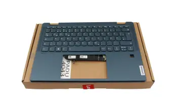 5CB1H24591 Original Lenovo Tastatur inkl. Topcase DE (deutsch) blau/blau mit Backlight