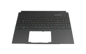 Tastatur inkl. Topcase DE (deutsch) schwarz/schwarz mit Backlight original f&uuml;r Asus TUF Gaming A16 FA617NS
