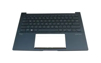 Tastatur inkl. Topcase DE (deutsch) blau/blau mit Backlight original f&uuml;r Asus ZenBook 14 UX3405MA