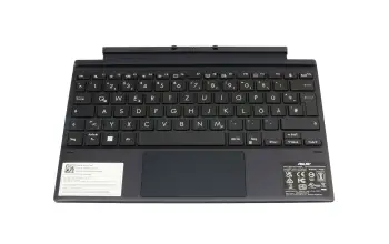 Tastatur inkl. Topcase DE (deutsch) schwarz/schwarz original f&uuml;r Asus Expertbook B3 Detachable B3000DQ1A