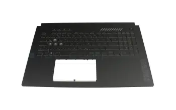 90NR0EF5-R31GE1 Original Asus Tastatur inkl. Topcase DE (deutsch) grau/grau mit Backlight