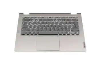 5CB1B3720 Original Lenovo Tastatur inkl. Topcase DE (deutsch) schwarz/grau mit Backlight