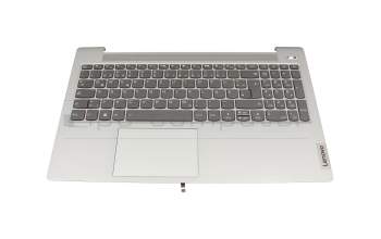 5CB1A24863 Original Lenovo Tastatur inkl. Topcase DE (deutsch) anthrazit/silber mit Backlight Fingerabdruck