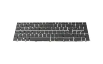 Tastatur CH (schweiz) schwarz mit Backlight und Mouse-Stick original f&uuml;r HP ZBook 15 G5