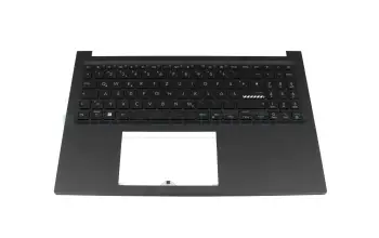 Tastatur inkl. Topcase DE (deutsch) schwarz/schwarz mit Backlight original f&uuml;r Asus VivoBook 16 X1605VA