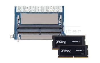 Substitut für Dell CAMM ADAPTER Arbeitsspeicher 32GB DDR5-RAM CAMM (Dell) CAMM Adapter Kit Kingston 5600Mhz 32GB