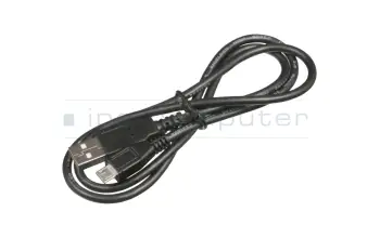 USB Daten- / Ladekabel schwarz 0,80m f&uuml;r Acer Iconia One 10 (B3-A20)
