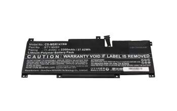 IPC-Computer Akku 37,6Wh kompatibel für MSI Modern 14 B5M (MS-14DL)