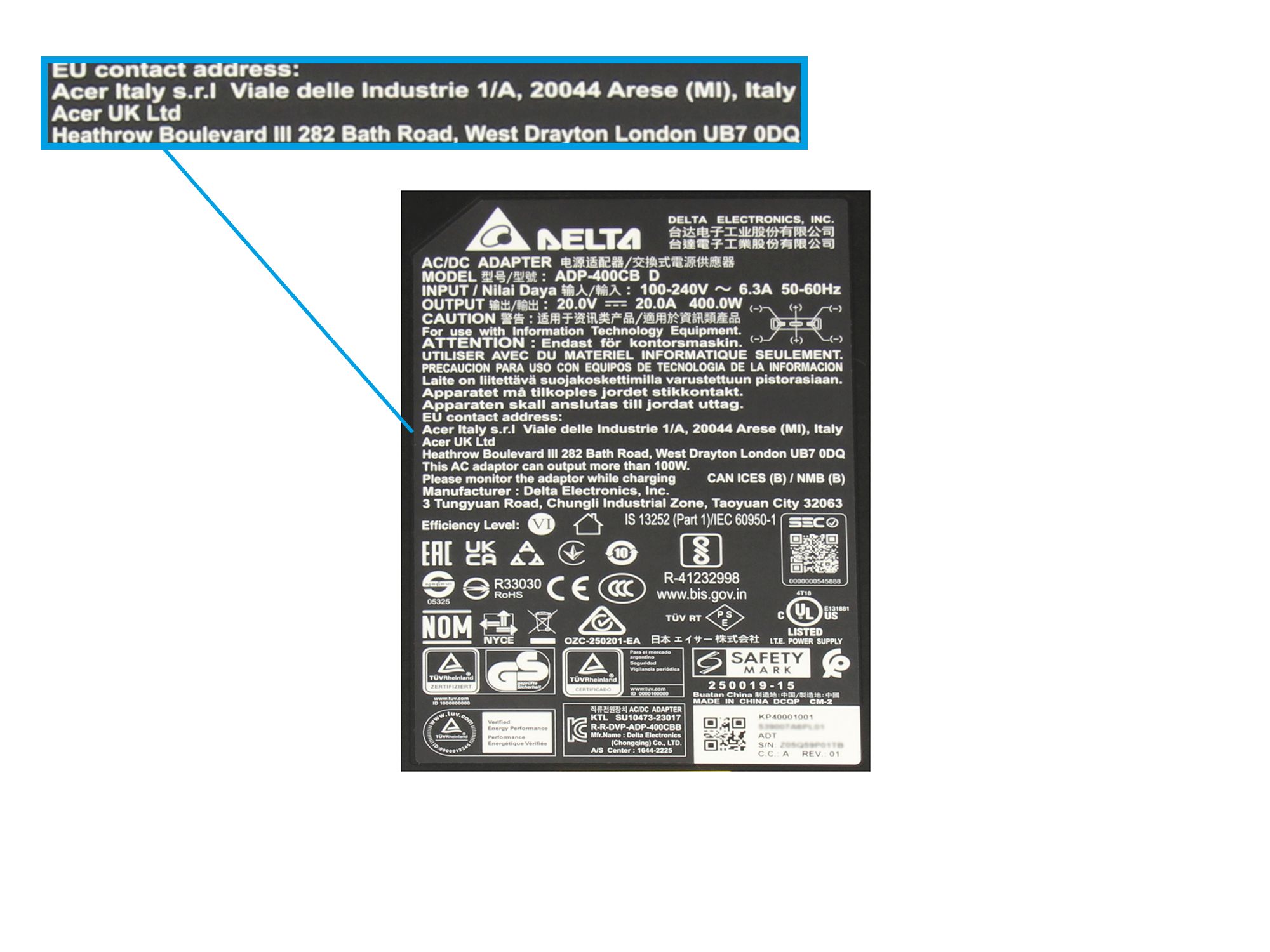 Informationen zur Produktsicherheit