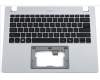 Acer Obere Abdeckung mit US-internationaler Tastatur, Hintergrundbeleuchtet für Acer TravelMate P2 14 (TMP214-56-G2)