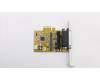 Lenovo CARDPOP PCIe x1 4-fach Serielle Karte HP für Lenovo ThinkStation P3 Tower Gen 2 (30HS/30HT/30J0/30HX)