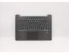 Lenovo Gehäuseoberseite C 81AY mit italienischer Tastatur ohne Hintergrundbeleuchtung Eisengrau für Lenovo V330-14ARR (81B1)