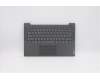 Lenovo Gehäuseoberseite C81YM, Plastik, Schwarz, mit Fingerabdruckleser, Hintergrundbeleuchtete Tastatur (Französisches Layout) für Lenovo IdeaPad 5-14ARE05 (81YM)