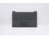 Lenovo Gehäuseoberseite C81YM Kunststoff Schwarz ohne Fingerabdrucksensor, Hintergrundbeleuchtete Tastatur, Nordisch für Lenovo IdeaPad 5-14ARE05 (81YM)