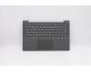 Lenovo Gehäuseoberseite C81YM Kunststoff Schwarz ohne Fingerabdrucksensor, ohne Hintergrundbeleuchtete Tastatur, Britisch für Lenovo IdeaPad 5-14ARE05 (81YM)