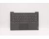 Lenovo Gehäuseoberseite C81YM Plastik Schwarz mit Fingerabdrucksensor mit Tastaturbeleuchtung Ukrainisch für Lenovo IdeaPad 5-14ARE05 (81YM)