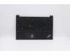 Lenovo Mechanische Baugruppe FRU Baugruppe Hinterleuchtet ohne Fingerabdruckleser Schwarz Vereinigtes Königreich Ukrainisch für Lenovo ThinkPad E15 Gen 2 (20T8/20T9)