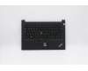 Lenovo Mechanische Baugruppe FRU Hintergrundbeleuchtete Tastatur Gehäuseoberseite mit Pointing Stick mit Fingerabdruck Schwarz Vereinigtes Königreich Italienisch für Lenovo ThinkPad E14 Gen 2 (20T7)