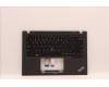 Lenovo MECH_ASM KBDW/C IND ENG (LTN) US BK für Lenovo ThinkPad T14s Gen 2 (20WM/20WN)