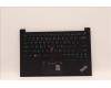 Lenovo MECH_ASM KBD CCvr EURO ENG(PMX)US BK für Lenovo ThinkPad E14 Gen 4 (21E3/21E4)