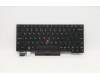 Lenovo Notebook Tastatur CMSK-CS20 Schwarz ohne Hintergrundbeleuchtung PMX Europäisches Englisch für Lenovo ThinkPad X13 (20UF/20UG)