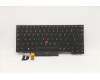Lenovo Notebook-Tastatur CMFL-CS20, Schwarz, mit Hintergrundbeleuchtung, Latin 058 Französisch für Lenovo ThinkPad P14s Gen 1 (20Y1/20Y2)