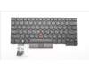 Lenovo Notebook Tastatur CMFL-CS20, Schwarz-Blau, mit Hintergrundbeleuchtung, Hebräisch für Lenovo ThinkPad P14s Gen 1 (20Y1/20Y2)