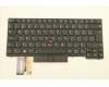 Lenovo Notebook Tastatur CMFL-CS20, Schwarz-Blau, ohne Hintergrundbeleuchtung, Französisch (Layout 058) für Lenovo ThinkPad P14s Gen 2 (20VX/20VY)