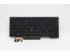 Lenovo Notebook-Tastatur CS20 FL-HC, Französisches Layout (058), Schwarz, mit Hintergrundbeleuchtung für Lenovo ThinkPad T14 Gen 2 (20W0/20W1)