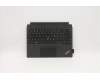 Lenovo MECH_ASM Backlit KB Portuguese FPR Black für Lenovo ThinkPad X12 Detachable (20UW/20UV)