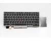 Lenovo Notebook Tastatur FRU COMO SK LTN mit Hintergrundbeleuchtung, Silber, Griechisches Layout für Lenovo ThinkPad L13 (20R3/20R4)