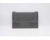 Lenovo Gehäuseoberseite C81YM Aluminium Schwarz mit Fingerabdrucksensor, Hintergrundbeleuchtete Tastatur, US-amerikanisch für Lenovo IdeaPad 5-14ARE05 (81YM)