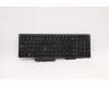 Lenovo Notebook-Tastatur CS20 CHY mit Pointing Stick, Euro-Englisches Layout, Schwarz, ohne Hintergrundbeleuchtung für Lenovo ThinkPad T15p Gen 2 (21A7/21A8)