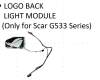 Asus G533QM LOGO BACK LIGHT MODULE für Asus ROG Strix SCAR 15 G533QS