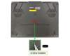 Asus NR2202RX-1A SCREW RUBBER für Asus ROG Zephyrus Duo 16 GX650RM